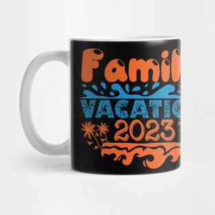 Family Vacation 2023 Beach Summer Matching for Men Women Kid Mug